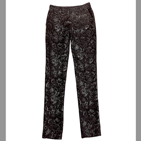 GUCCI Jacquard Hight waist Black Pant IT38 US4 - Picture 6 of 14